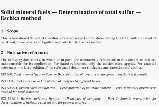 BS ISO 334:2013 pdf free